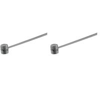 cyclingcolors Cavo acceleratore per moto, scooter, ciclomotore, diametro 1,2 mm, lunghezza 2 m, testa 5,5x6,5 mm (Confezione da 2)