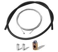 cyclingcolors cavo acceleratore universale moto ciclomotore con guaina serracavo compatibile con carburatore Dell'orto, nero