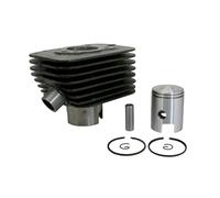 cyclingcolors cilindro motore pistone fasce elastiche moto ciclomotore motore 50cc compatibile con piaggio ciao px 38mm asse 10mm