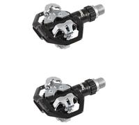 cyclingcolors Coppia di pedali per bici da trail in alluminio forgiato, 80x82mm, compatibili con SPD, perno 9/16" x 14mm