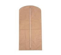cyclingcolors Copriabiti in tessuto con cerniera custodie porta abiti Antipolvere, 65x130 cm beige