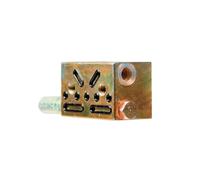 cyclingcolors disco del pistone di ingresso, valvola di divisione modulare, distributore, blocco di ingrassaggio, base modulare, lubrificazione, macchinario idraulico per trattori agricoli, 75 mm³