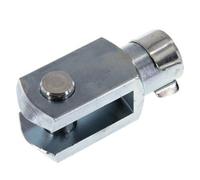 cyclingcolors estremità del pistone Forcella Femmina con Perno Acciaio zincato DIN 8140 71752 Fissaggio Testata Sicurezza Universale Veicolo Ganascia Cilindro Pneumatico, M4 x 8mm