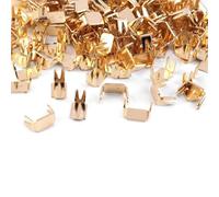 cyclingcolors Estremità inferiore di chiusura lampo 4x7mm N. 5 in Metallo Cerniera ideale per Gonne Abbigliamento Pelletteria Creazione di Cuscini, oro 10g (circa 80 pezzi)