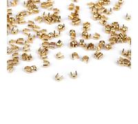 cyclingcolors Estremità inferiore di chiusura lampo N. 5 in Metallo Cerniera ideale per Gonne Abbigliamento Pelletteria Creazione di Cuscini, oro 10g (circa 60 pezzi)