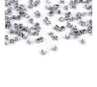 cyclingcolors Estremità inferiore di chiusura lampo N. 5 in Metallo Cerniera ideale per Gonne Abbigliamento Pelletteria Creazione di Cuscini, nichel 10g (circa 60 pezzi)