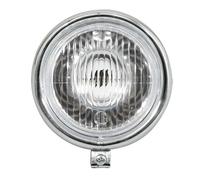 cyclingcolors fanale anteriore scooter moto ciclomotore compatibile con peugeot 103 mbk 51 calotta cromata nera