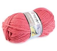 cyclingcolors Filato acrilico per maglieria, gomitolo di lana, maglia, maglione, gilet, calzino, sciarpa, cappello, uncinetto, 250 g, lunghezza 105 m, corallo