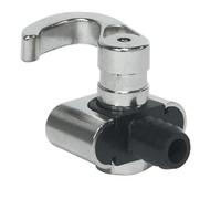 cyclingcolors Ganci di arresto, per asta profilata della serratura a spagnoletta, da inserire, anta del mobile ⌀ 6 mm