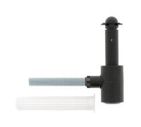 cyclingcolors Gond di tapparella battente in plastica + acciaio inox fermata arresto rotolante Finestra, nero