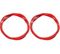 cyclingcolors guaina 7mm 2m cavo filo cambio frizione compatibile scooter vespa moto cross (Rosso) (Confezione da 2)