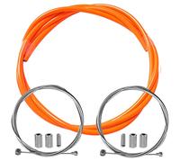 cyclingcolors Guaina Freno Bicicletta con Cavo Punte Kit Anteriore Posteriore Compatibile con Shimano Sram Cycle Città Strada MTB Insert Performance Cable