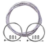 cyclingcolors Guaina Freno Bicicletta con Cavo Punte Kit Anteriore Posteriore Compatibile con Shimano Sram Cycle Città Strada MTB Insert Performance Cable