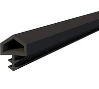 cyclingcolors Guarnizione per porte e finestre 10mm x 5,5mm nero gomma termoplastica striscia flessibile isolamento (lunghezza 1mm)