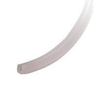 cyclingcolors guarnizione per schermo doccia vasca vetro 4mm 4.5mm in silicone traslucido Trasparente profilo porta scorrevole mobile mensola vetrina, lunghezza 1 metro