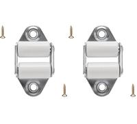 cyclingcolors Guida Cinghia Tapparella nastro spazzole rulli finestra supporto, 15-23mm acciaio (Confezione da 2)