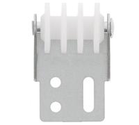 cyclingcolors Guida grembiule per tapparella in acciaio con ruota in PVC avvitabile spessore 24mm interasse 14mm Tenda Avvolgibile Finestra Svolgitore Cassone Carpenteria