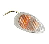 cyclingcolors Indicatore di direzione sinistro + destro per scooter, moto e ciclomotore compatibile con lampadina ba9s 82mmx37mmx28mm