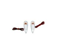 cyclingcolors indicatori di direzione lampeggiante luce autoadesivo a clip moto ciclomotore scooter, bianco con lampadina arancione (L 62mm / H 23mm / L 18mm)