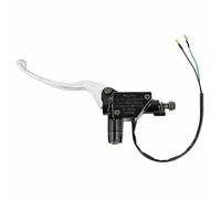 cyclingcolors leva pompa freno moto scooter ciclomotore compatibile con sym 50 125 symphony fiddle jet peugeot 50 125 tweet nero argento sinistra Cilindro Maestro