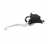 cyclingcolors leva pompa freno moto scooter ciclomotore compatibile con sym orbit nero argento destra Cilindro Maestro