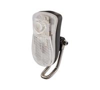 cyclingcolors Luce anteriore per bicicletta, 1 LED, attacco forcella, nera