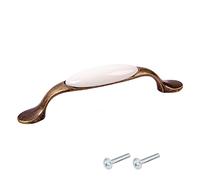 cyclingcolors maniglie per mobili 96mm con viti vintage antiche ottone ceramica porcellana cucina