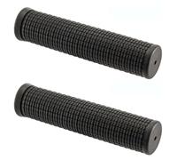 cyclingcolors Manopole bici 125 mm diametro 22 mm in gomma morbide unisex per manubrio MTB trekking strada scooter bici, nero