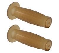 cyclingcolors Manopole moto 125 mm in gomma per manubrio ideali café racer scooter maxiscooter ciclomotore, marrone