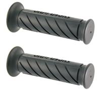 cyclingcolors Manopole moto 128 mm in gomma per manubrio ad alta aderenza ideali per scooter maxiscooter ciclomotore, nero