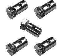 Cyclingcolors Morsetti per cavi unisex, per adulti, argento, 6 x 9 mm