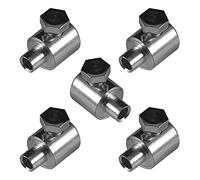 Cyclingcolors Morsetti per cavi unisex, per adulti, argento, 7 x 11 mm