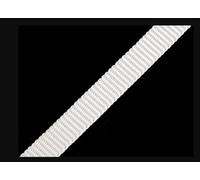 cyclingcolors Nastro cinghia in polipropilene, larghezza 10 mm, lunghezza 25 metri, corda per zaini, mobili, sedie, merceria, abbigliamento, bianco