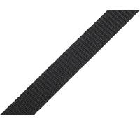 cyclingcolors Nastro cinghia in polipropilene, larghezza 10 mm, lunghezza 25 metri, corda per zaini, mobili, sedie, merceria, abbigliamento, nero