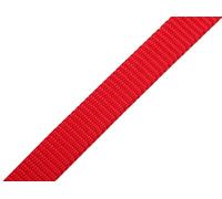 cyclingcolors Nastro cinghia in polipropilene, larghezza 10 mm, lunghezza 25 metri, corda per zaini, mobili, sedie, merceria, abbigliamento, rosso