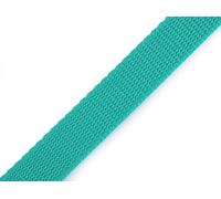 cyclingcolors Nastro cinghia in polipropilene, larghezza 20 mm, lunghezza 25 metri, corda per zaini, mobili, sedie, merceria, abbigliamento, turchese