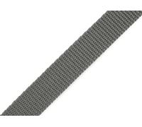 cyclingcolors Nastro cinghia in polipropilene, larghezza 20 mm, lunghezza 25 metri, corda per zaini, mobili, sedie, merceria, abbigliamento, grigio