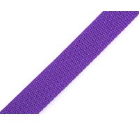 cyclingcolors Nastro cinghia in polipropilene, larghezza 25 mm, lunghezza 25 metri, spessore 2mm, corda per zaini, mobili, sedie, merceria, abbigliamento, viola