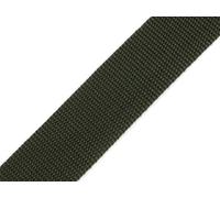 cyclingcolors Nastro cinghia in polipropilene, larghezza 38 mm, lunghezza 5 metri, corda per zaini, mobili, sedie, merceria, abbigliamento, verde scuro