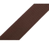 cyclingcolors Nastro cinghia in polipropilene, larghezza 50 mm, lunghezza 25 metri, corda per zaini, mobili, sedie, merceria, abbigliamento, marrone scuro
