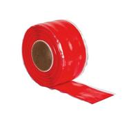 cyclingcolors nastro in silicone autovulcanizzante, autoagglomerante, ad alta temperatura, rosso, lunghezza 3 metri, larghezza 25,4 mm