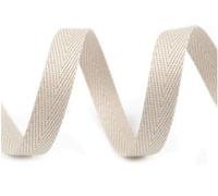 cyclingcolors Nastro in twill di cotone larghezza 10mm x lunghezza 50m, beige chiaro