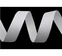 cyclingcolors Nastro in twill di cotone larghezza 14mm x lunghezza 50m, bianco