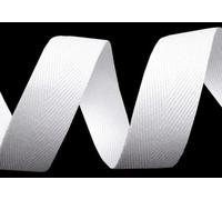 cyclingcolors Nastro in twill di cotone larghezza 30mm x lunghezza 50m, bianco