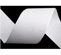 cyclingcolors Nastro in twill di cotone larghezza 40mm x lunghezza 50m, bianco