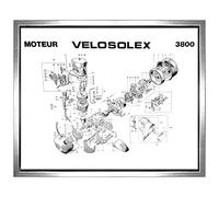 cyclingcolors nomenclatura solex 3800 400x300mm motore velosolex poster classificazione bici moto vintage epoca