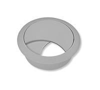 cyclingcolors Passacavo plastica 58mm scrivania tondo guida per cavi elettrico (grigio)