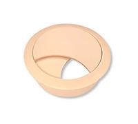 cyclingcolors Passacavo plastica 68mm scrivania tondo guida per cavi elettrico (Beige)