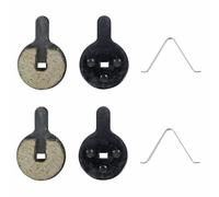 cyclingcolors Pastiglie freno scooter compatibile con NINEBOT G2 PRO diametro 22 mm materiale organico resina frenata silenziosa progressiva, 2 coppie