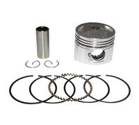 cyclingcolors Pistone e fasce elastiche moto ciclomotore motore 50cc compatibile con gy6 139qmb peugeot v clic kymco sym orbit baotian razzo D 39mm asse 13mm